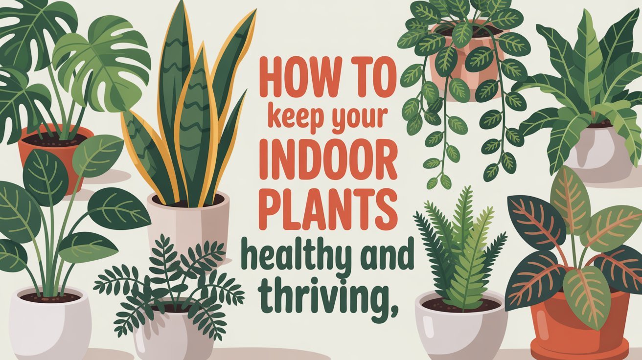 Indoor Plants Healthy and Thriving