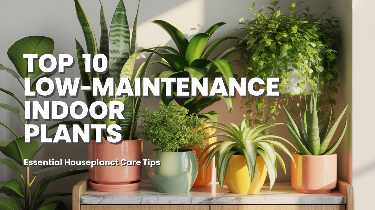 Top 10 Low-Maintenance Indoor Plants