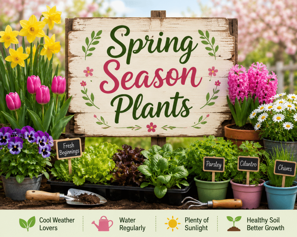 Spring Season Plants: A Complete Guide to Growing Peas, Radish, and Lettuce